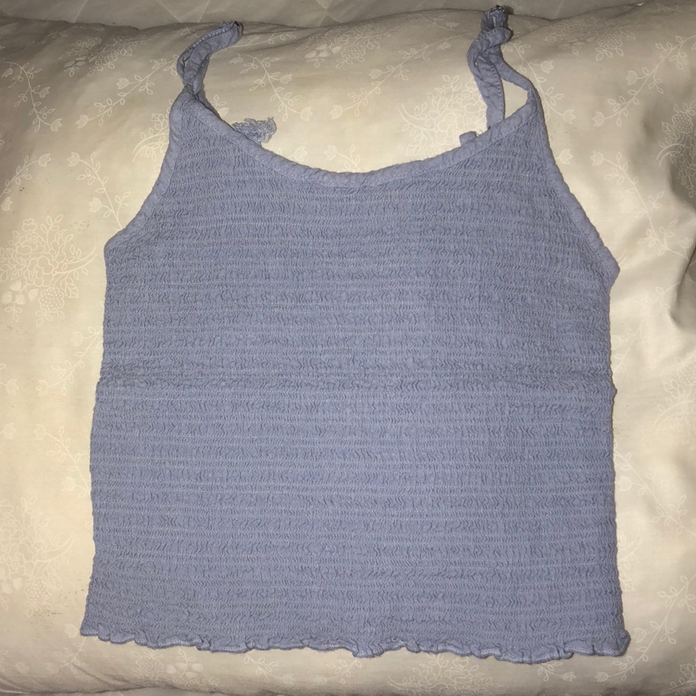 Brandy Melville Light Blue Cinched Tank
